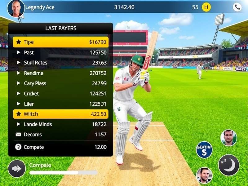 Cricket Legendary Ace Player Customization